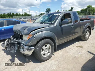 2005 Nissan Frontier LE with VIN 1N6AD06W45C406094, listed as a Copart auction lot 54011914 with 165,293 mi miles and Salvage title. Bid and sale history available at DreamBid. Image 1.