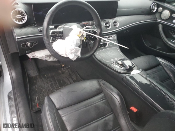 2021 Mercedes-Benz E-Class AMG E 53 with VIN W1K1K6BB6MF160330, listed as a Copart auction lot 43015875 with 23,383 mi miles and Salvage Title. Bid and sale history available at carsss.com. Image 8.