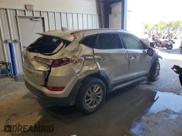 2018 Hyundai Tucson SEL with VIN KM8J3CA49JU693400, listed as a Copart auction lot 52046405 with Not provided miles and Salvage title. Bid and sale history available at DreamBid. Image 3.