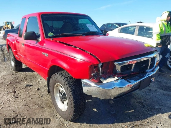 1999 Ford Ranger XL with VIN 1FTZR15V2XTA07631, listed as a IAAI auction lot 41591752 with 179,967 mi miles. Bid and sale history available at carsss.com. Image 1.