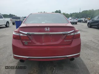 2016 Honda Accord Sport with VIN 1HGCR2F56GA038954, listed as a Copart auction lot 54145225 with 155,096 mi miles and Salvage title. Bid and sale history available at DreamBid. Image 6.
