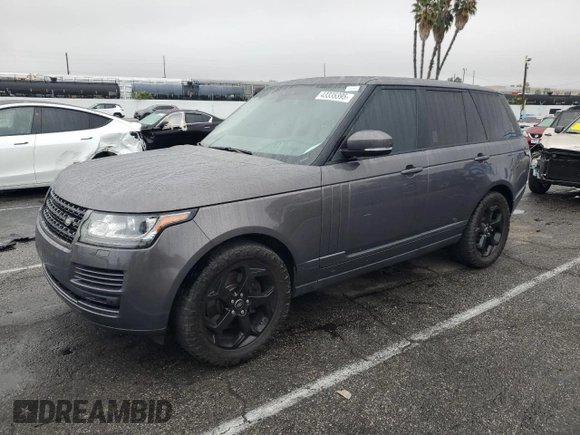 2017 Land Rover Range Rover HSE z VIN SALGS2FK0HA327820, wystawiony jako Copart lot #43335395 z przebiegiem 152 435 mil mil oraz Czysty tytuł • Clean title. Historia ofert i sprzedaży dostępna na DreamBid. Obrazek 1.
