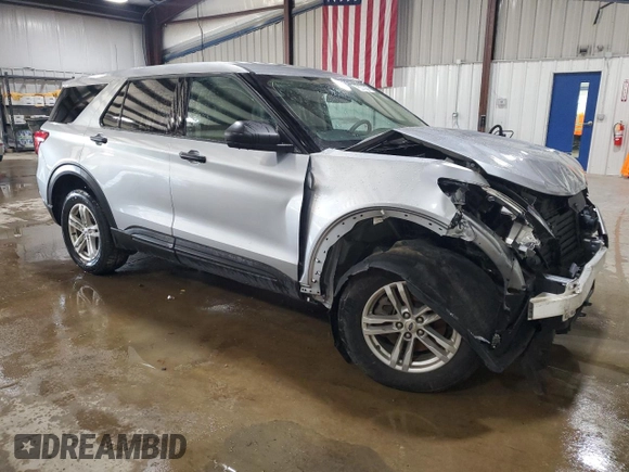 2022 Ford Explorer with VIN 1FMSK8BH0NGB75542, listed as a Copart auction lot 56459675 with 109,842 mi miles and Salvage title. Bid and sale history available at DreamBid. Image 4.