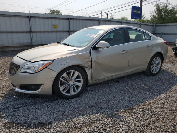 2014 Buick Regal with VIN 2G4GK5EX8E9182311, listed as a Copart auction lot 59602125 with 98,860 mi miles and Salvage title. Bid and sale history available at DreamBid. Image 1.