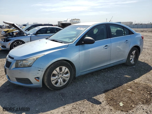 2012 Chevrolet Cruze LS with VIN 1G1PC5SH4C7182621, listed as a Copart auction lot 47302715 with 114,615 mi miles and Clean Title. Bid and sale history available at carsss.com. Image 1.