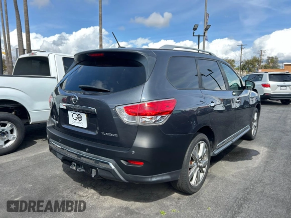 2013 Nissan Pathfinder S with VIN 5N1AR2MN3DC656284, listed as a Copart auction lot 51540725 with 133,563 mi miles and Clean title. Bid and sale history available at DreamBid. Image 4.