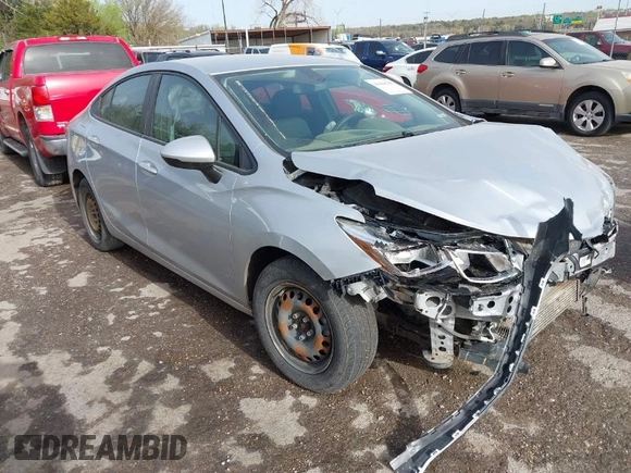 2018 Chevrolet Cruze LS with VIN 1G1BC5SM3J7237242, listed as a IAAI auction lot 41946298 with 65,725 mi miles and . Bid and sale history available at DreamBid. Image 1.