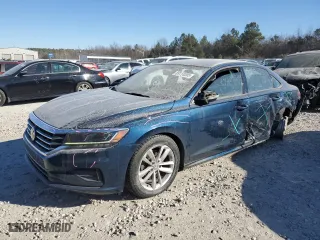 2020 Volkswagen Passat 2.0T S with VIN 1VWAA7A38LC001593, listed as a Copart auction lot 89113205 with 78,425 mi miles and Salvage Title. Bid and sale history available at carsss.com. Image 1.