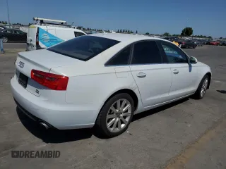 2014 Audi A6 Premium Plus with VIN WAUFMAFC5EN045299, listed as a Copart auction lot 59783855 with 117,488 mi miles and Clean title. Bid and sale history available at DreamBid. Image 3.