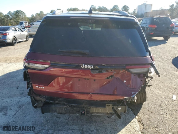 2023 Jeep Grand Cherokee Summit with VIN 1C4RJHEG3P8827513, listed as a Copart auction lot 87639625 with 18,422 mi miles and Salvage Title. Bid and sale history available at carsss.com. Image 6.