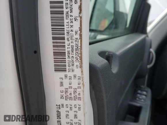 2011 Dodge Nitro SE с VIN 1D4PU2GK9BW601254, выставлен на аукционе Copart как лот 43246135 с пробегом 75 062 миль миль и Списание • Salvage title. История ставок и продаж доступна на DreamBid. Изображение 13.