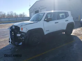 2020 Jeep Renegade Sport z VIN ZACNJBAB3LPK96545, wystawiony jako Copart lot #87240914 z przebiegiem 60 586 mil mil oraz Szkoda całkowita • Salvage title. Historia ofert i sprzedaży dostępna na DreamBid. Obrazek 1.