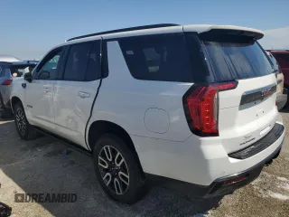 2023 GMC Yukon AT4 with VIN 1GKS2CKD0PR562589, listed as a Copart auction lot 74937514 with 14,450 mi miles and Non Repairable. Bid and sale history available at carsss.com. Image 2.