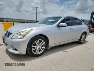 2012 Infiniti G25 Journey with VIN JN1DV6AP5CM810712, listed as a Copart auction lot 63516025 with 177,219 mi miles and Salvage title. Bid and sale history available at DreamBid. Image 1.