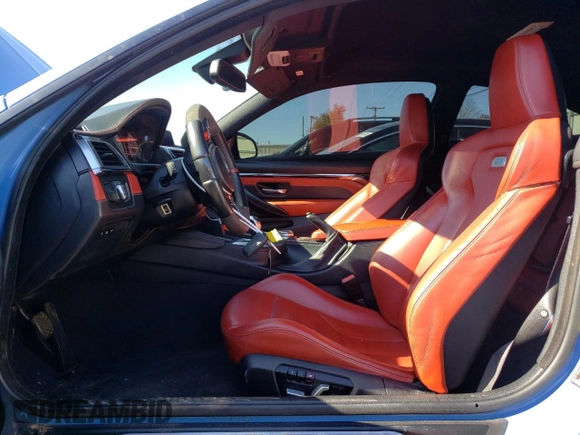 2017 BMW M4 with VIN WBS3R9C54HK709747, listed as a Copart auction lot 51333074 with 77,961 mi miles and Salvage Title. Bid and sale history available at carsss.com. Image 7.