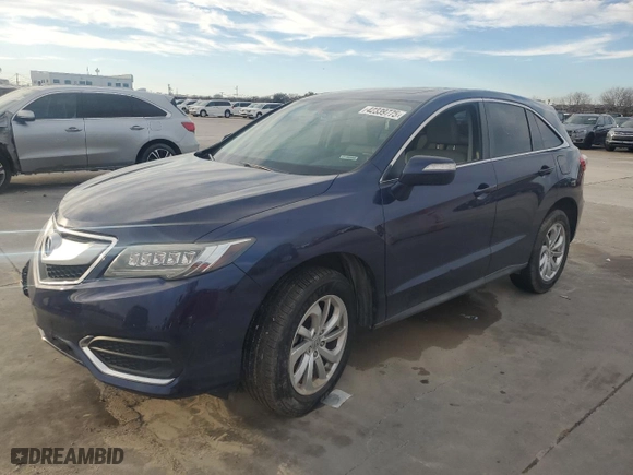 2017 Acura RDX w/Technology Pkg with VIN 5J8TB3H58HL023868, listed as a Copart auction lot 42339775 with 55,019 mi miles and Salvage Title. Bid and sale history available at carsss.com. Image 1.