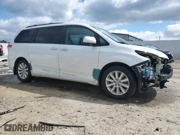 2011 Toyota Sienna XLE z VIN 5TDDK3DC1BS005600, wystawiony jako Copart lot #57795425 z przebiegiem 176 883 mil mil oraz Szkoda całkowita • Salvage title. Historia ofert i sprzedaży dostępna na DreamBid. Obrazek 4.