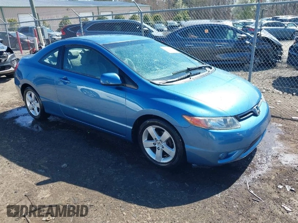 2006 Honda Civic Cpe LX with VIN 2HGFG12616H542100, listed as a IAAI auction lot 41901263 with 133,030 mi miles. Bid and sale history available at carsss.com. Image 1.