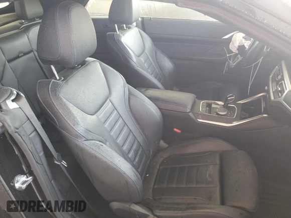 2022 BMW 4 Series M440i with VIN WBA53AT09NCK27186, listed as a Copart auction lot 59896085 with Not provided miles and Non repairable. Bid and sale history available at DreamBid. Image 10.