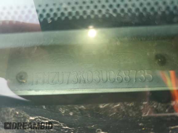 2003 Ford Explorer XLT с VIN 1FMZU73K03UC68735, выставлен на аукционе Copart как лот 46307985 с пробегом 91 091 миль миль и Чистый • Clean title. История ставок и продаж доступна на DreamBid. Изображение 13.