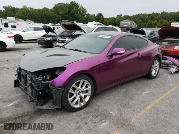 2015 Hyundai Genesis Coupe 3.8L Base with VIN KMHHT6KJ5FU130078, listed as a Copart auction lot 71293234 with 24,224 mi miles and Salvage title. Bid and sale history available at DreamBid. Image 1.