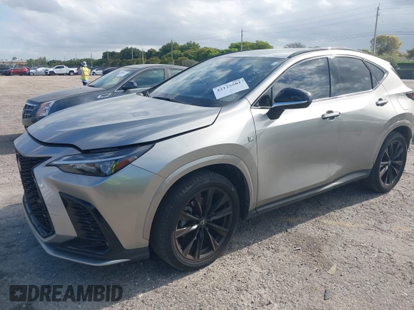 2022 Lexus NX 350 F Sport with VIN JTJKGCEZXN5001287, listed as a IAAI auction lot 42125581 with 47,766 mi miles and . Bid and sale history available at DreamBid. Image 17.
