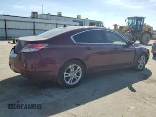 2010 Acura TL with VIN 19UUA8F28AA002257, listed as a Copart auction lot 50760165 with 203,594 mi miles and Salvage Title. Bid and sale history available at carsss.com. Image 3.