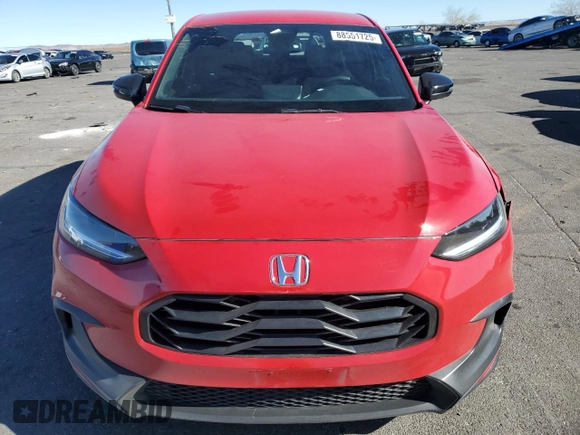 2024 Honda HR-V Sport with VIN 3CZRZ1H59RM708786, listed as a Copart auction lot 88551725 with 61,917 mi miles and Salvage Title. Bid and sale history available at carsss.com. Image 5.