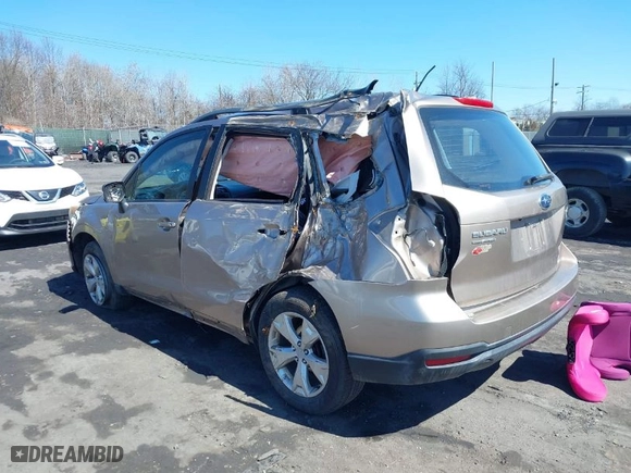 2015 Subaru Forester 2.5i with VIN JF2SJABC7FH438433, listed as a IAAI auction lot 41826011 with 115,657 mi miles. Bid and sale history available at carsss.com. Image 3.