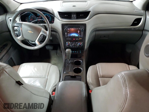 2014 Chevrolet Traverse LTZ with VIN 1GNKRJKD5EJ218402, listed as a Copart auction lot 89188355 with 161,969 mi miles and Salvage Title. Bid and sale history available at DreamBid. Image 8.