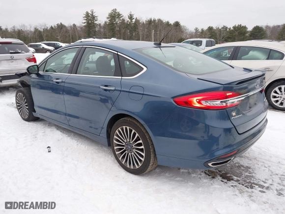 2018 Ford Fusion Titanium with VIN 3FA6P0D91JR219894, listed as a IAAI auction lot 41544449 with 100,406 mi miles. Bid and sale history available at carsss.com. Image 3.