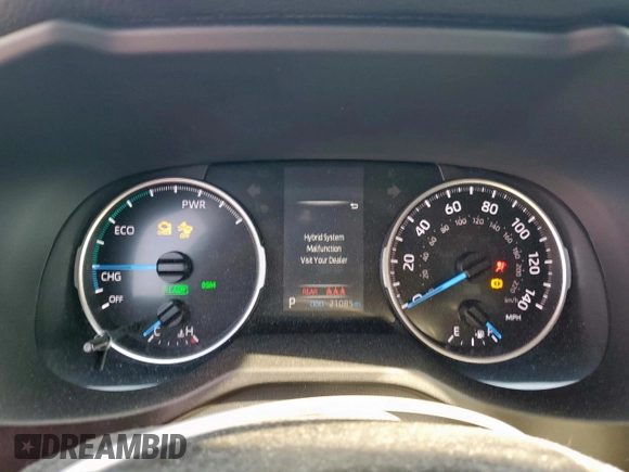 2021 Toyota RAV4 Hybrid XLE with VIN 4T3RWRFV0MU036978, listed as a Copart auction lot 52803505 with 21,085 mi miles and Salvage Title. Bid and sale history available at carsss.com. Image 9.