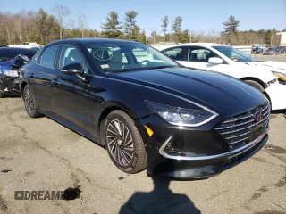 2021 Hyundai Sonata Hybrid SEL with VIN KMHL34JJ1MA034981, listed as a Copart auction lot 38107862 with 8,662 mi miles. Bid and sale history available at carsss.com. Image 1.