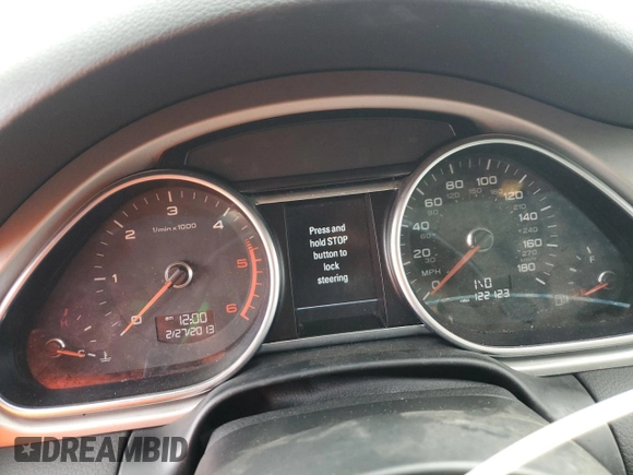2015 Audi Q7 3.0T Vorsprung Edition with VIN WA1WGCFE4FD030219, listed as a Copart auction lot 54397695 with 122,123 mi miles and Clean Title. Bid and sale history available at carsss.com. Image 9.