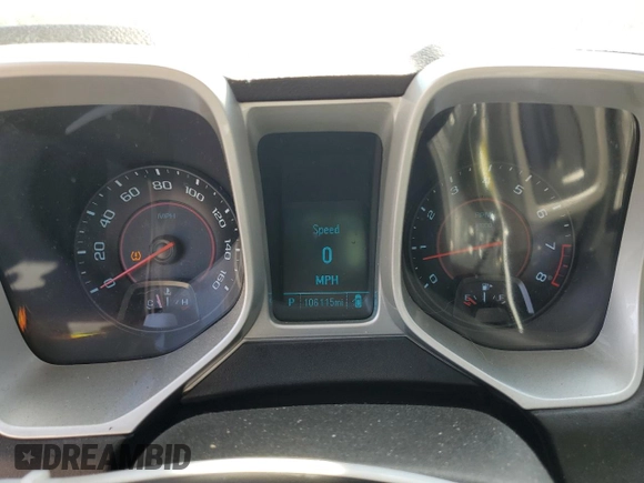 2014 Chevrolet Camaro LS z VIN 2G1FA1E39E9304949, wystawiony jako Copart lot #52332625 z przebiegiem 106 115 mil mil oraz Szkoda całkowita • Salvage title. Historia ofert i sprzedaży dostępna na DreamBid. Obrazek 9.