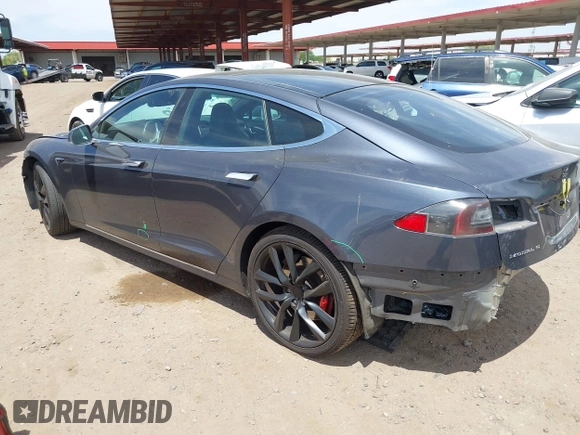2018 Tesla Model S 75D with VIN 5YJSA1E43JF260547, listed as a IAAI auction lot 42346240 with 89,637 mi miles and . Bid and sale history available at DreamBid. Image 3.