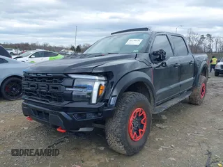 2024 Ford F-150 Raptor with VIN 1FTFW1RJ0RFA93011, listed as a IAAI auction lot 41730526 with 10,213 mi miles and . Bid and sale history available at carsss.com. Image 2.