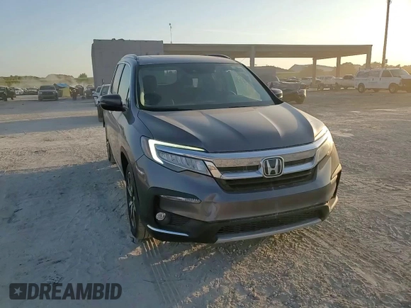 2021 Honda Pilot Touring 8-Passenger with VIN 5FNYF5H93MB014192, listed as a Copart auction lot 44785555 with 32,289 mi miles and Salvage Title. Bid and sale history available at DreamBid. Image 11.