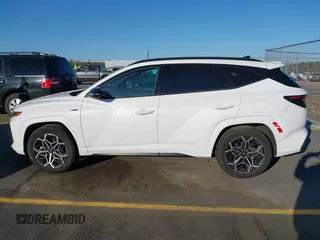 2022 Hyundai Tucson N Line with VIN KM8JF3AE6NU122193, listed as a IAAI auction lot 41880185 with 17,966 mi miles. Bid and sale history available at carsss.com. Image 14.