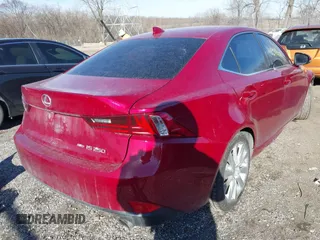 2014 Lexus IS 250 with VIN JTHCF1D22E5014925, listed as a IAAI auction lot 41580633 with 118,800 mi miles. Bid and sale history available at carsss.com. Image 4.