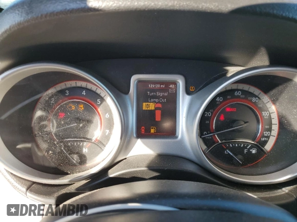 2013 Dodge Journey SXT with VIN 3C4PDCBG7DT689297, listed as a Copart auction lot 47303385 with 129,120 mi miles and Salvage Title. Bid and sale history available at carsss.com. Image 9.