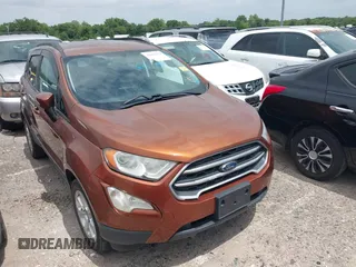 2018 Ford EcoSport SE with VIN MAJ3P1TE9JC212858, listed as a IAAI auction lot 42412134 with 98,869 mi miles and . Bid and sale history available at DreamBid. Image 1.