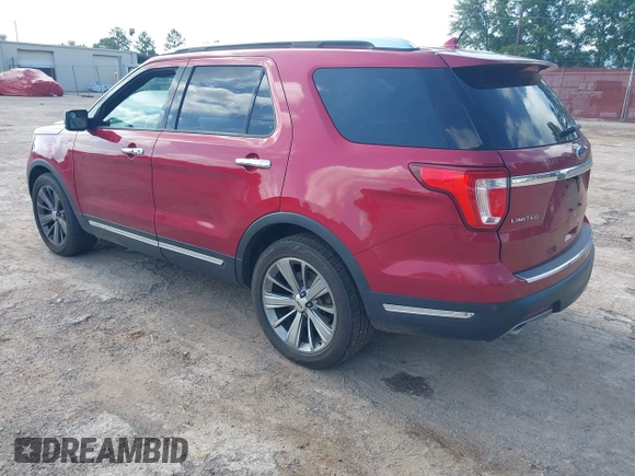 2018 Ford Explorer Limited with VIN 1FM5K7F85JGB35226, listed as a IAAI auction lot 42751670 with 150,344 mi miles and . Bid and sale history available at DreamBid. Image 3.