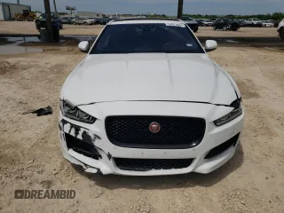 2018 Jaguar XE with VIN SAJAF4FX0JCP33858, listed as a Copart auction lot 54873844 with 46,402 mi miles and Salvage Title. Bid and sale history available at DreamBid. Image 5.
