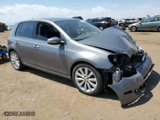 2013 Volkswagen Golf TDI w/Sunroof & Nav with VIN WVWNM7AJXDW007910, listed as a Copart auction lot 62839634 with 80,896 mi miles and Non Repairable. Bid and sale history available at carsss.com. Image 4.