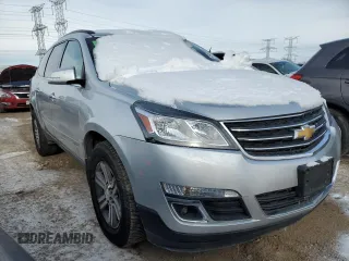 2015 Chevrolet Traverse LT with VIN 1GNKVGKDXFJ312453, listed as a Copart auction lot 45492385 with 135,295 mi miles and Salvage Title. Bid and sale history available at DreamBid. Image 4.