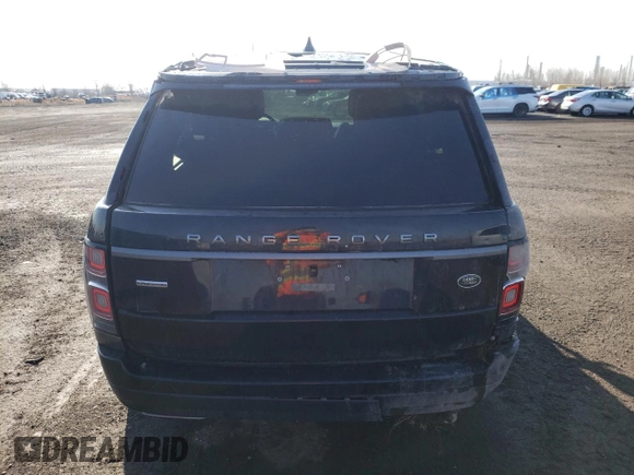 2019 Land Rover Range Rover with VIN SALGS2RE6KA520485, listed as a Copart auction lot 52770925 with 94,076 mi miles and Salvage title. Bid and sale history available at DreamBid. Image 6.