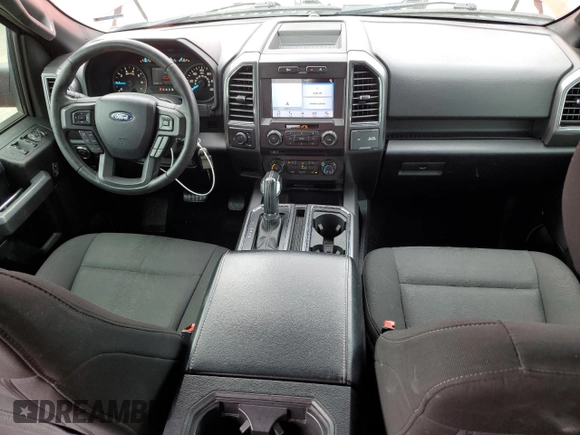 2018 Ford F-150 XL with VIN 1FTEW1CP7JKF70781, listed as a Copart auction lot 50906645 with 154,564 mi miles and Salvage Title. Bid and sale history available at DreamBid. Image 8.
