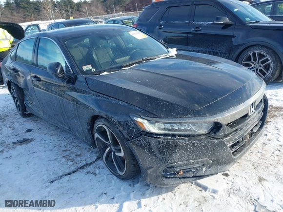 2018 Honda Accord Sedan Sport 1.5T with VIN 1HGCV1F39JA239761, listed as a IAAI auction lot 41173229 with 73,466 mi miles. Bid and sale history available at carsss.com. Image 1.