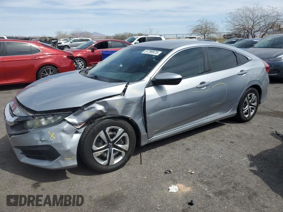 2018 Honda Civic LX with VIN 2HGFC2F56JH541164, listed as a Copart auction lot 51799975 with 94,850 mi miles and Salvage Title. Bid and sale history available at DreamBid. Image 1.